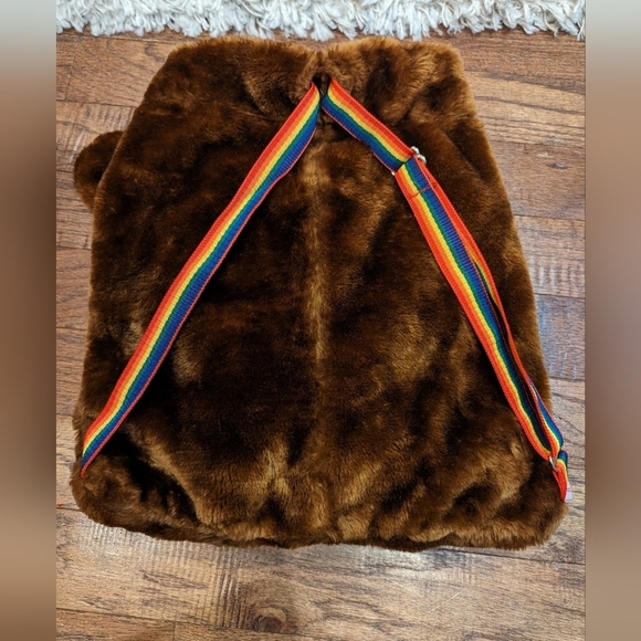 Vintage Brown Wrinkles dog back pack from the late 1970's - Picture 4 of 17